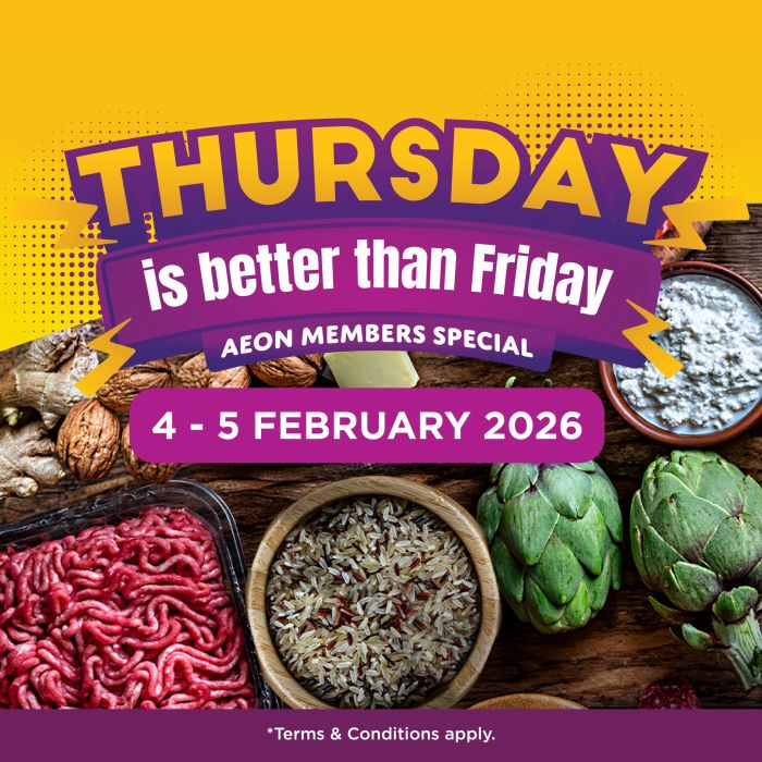 AEON Thursday Promotion: Fresh Groceries | 4-5 February 2026 AEON Thursday Promotion: Fresh Groceries | 4-5 February 2026
