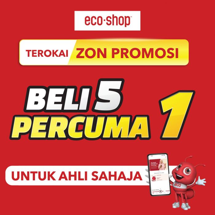 Eco Shop Buy 5 Free 1 Promotion: Member Exclusive Mix & Match | Starting January 2026 Eco Shop Buy 5 Free 1 Promotion: Member Exclusive Mix & Match | Starting January 2026