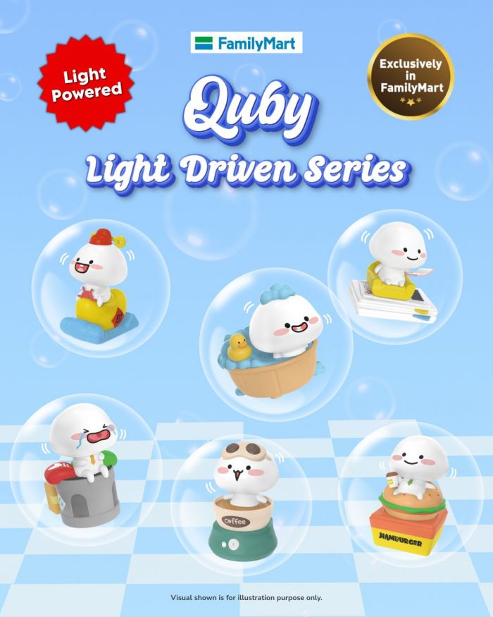 FamilyMart Quby Light Driven Series: Light Powered Blind Box | February 2026 FamilyMart Quby Light Driven Series: Light Powered Blind Box | February 2026