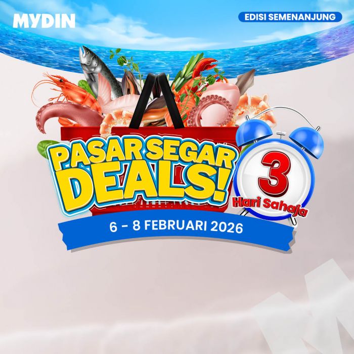 MYDIN Promotion: Pasar Segar Deals | 6-8 Feb 2026 MYDIN Promotion: Pasar Segar Deals | 6-8 Feb 2026