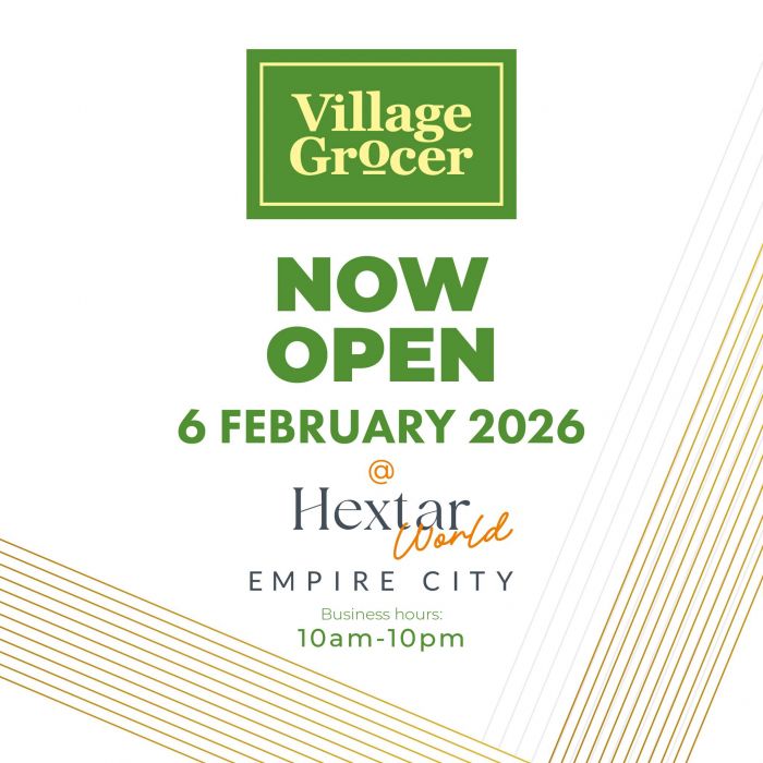 Village Grocer Hextar World Empire City Grand Opening: Free Seafood & Groceries | 6 Feb - 8 Mar 2026 Village Grocer Hextar World Empire City Grand Opening: Free Seafood & Groceries | 6 Feb - 8 Mar 2026