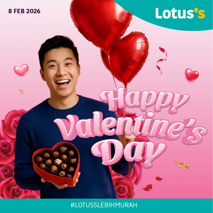 Lotus’s Valentine’s Promotion: Chocolates, Gifts & Groceries | 8-25 February 2026 Lotus’s Valentine’s Promotion: Chocolates, Gifts & Groceries | 8-25 February 2026