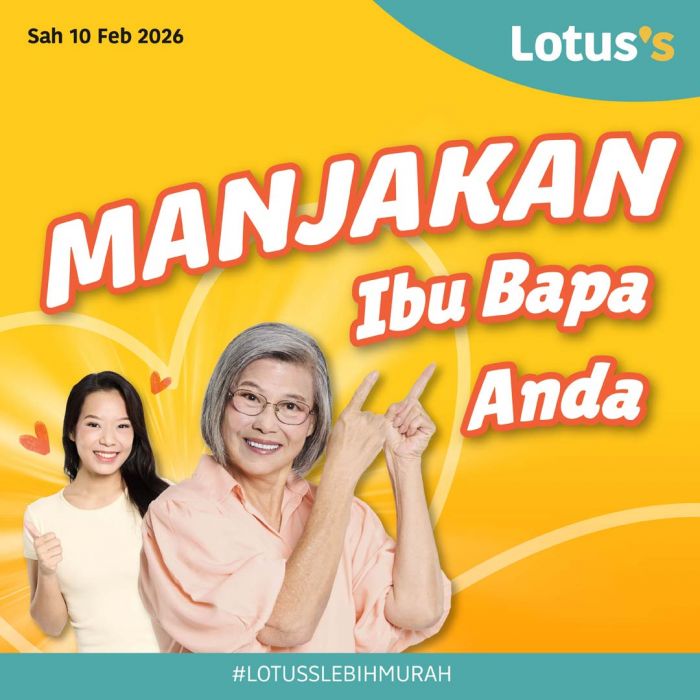 Lotus's Senior Care Promotion: Ensure, Anlene & Adult Diapers Deal | 10-23 February 2026 Lotus's Senior Care Promotion: Ensure, Anlene & Adult Diapers Deal | 10-23 February 2026