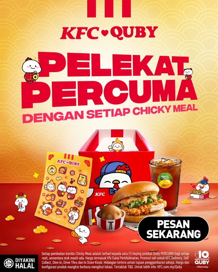 KFC x Quby: Free Stickers with Every Chicky Meal | Limited Time Only KFC x Quby: Free Stickers with Every Chicky Meal | Limited Time Only