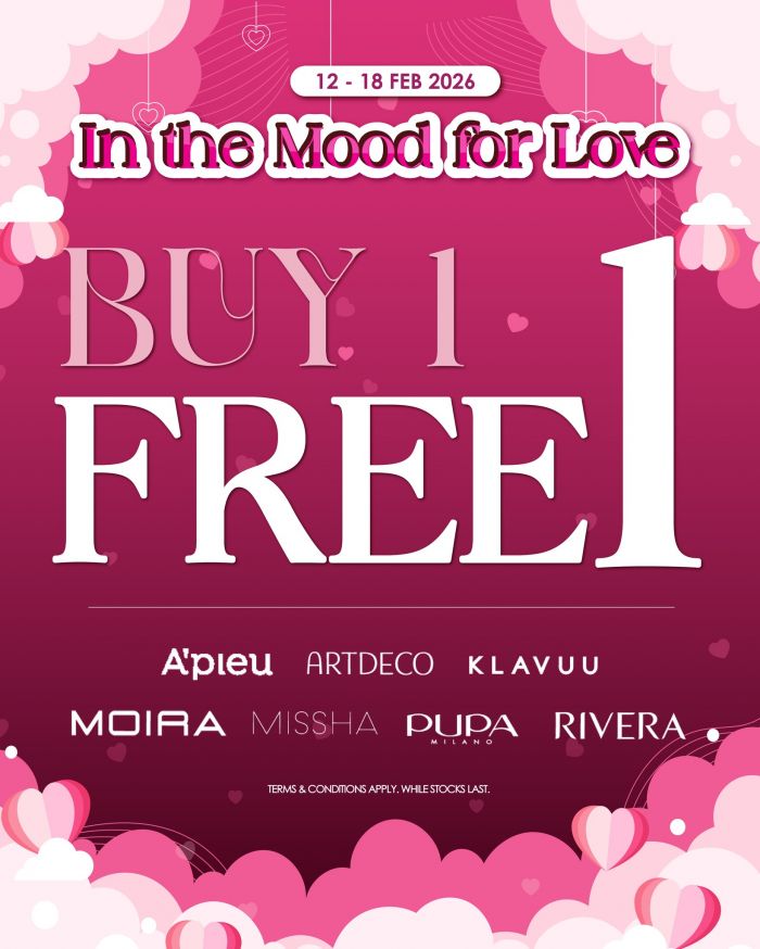 SaSa Valentine's Promotion: Buy 1 Free 1 Beauty Deals | 12-18 February 2026 SaSa Valentine's Promotion: Buy 1 Free 1 Beauty Deals | 12-18 February 2026