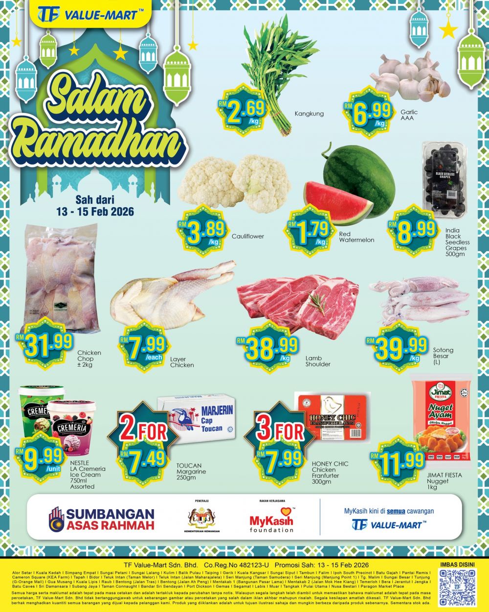 TF Value-Mart Ramadan Promotion: Fresh & Grocery Deals | 13-15 Feb 2026 TF Value-Mart Ramadan Promotion: Fresh & Grocery Deals | 13-15 Feb 2026