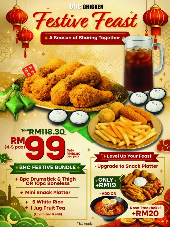 BHC Chicken Festive Feast: RM99 Ramadan Bundle for 4-5 Pax | Starting Feb 2026 BHC Chicken Festive Feast: RM99 Ramadan Bundle for 4-5 Pax | Starting Feb 2026