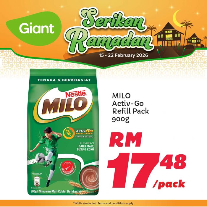 Giant Ramadan Promotion: Milo & Dutch Lady Deals | 15-22 Feb 2026 Giant Ramadan Promotion: Milo & Dutch Lady Deals | 15-22 Feb 2026
