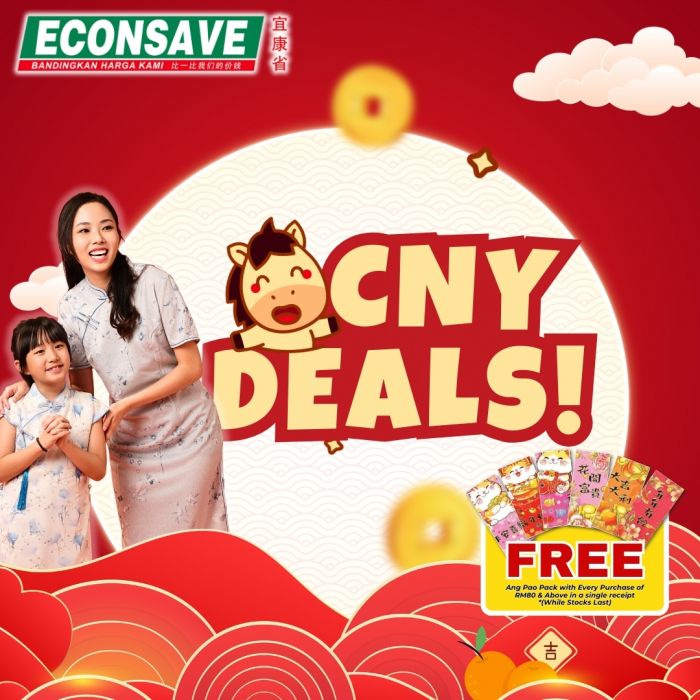 Econsave CNY Countdown Promotion: Fresh Seafood & Dried Goods Deals | 16-22 Feb 2026 Econsave CNY Countdown Promotion: Fresh Seafood & Dried Goods Deals | 16-22 Feb 2026
