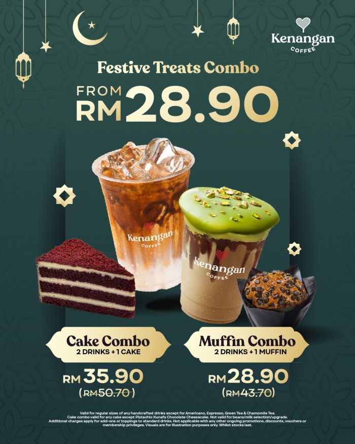 Kenangan Coffee Promo Malaysia: Festive Treats Combo from RM28.90 | Feb-Apr 2026 Kenangan Coffee Promo Malaysia: Festive Treats Combo from RM28.90 | Feb-Apr 2026