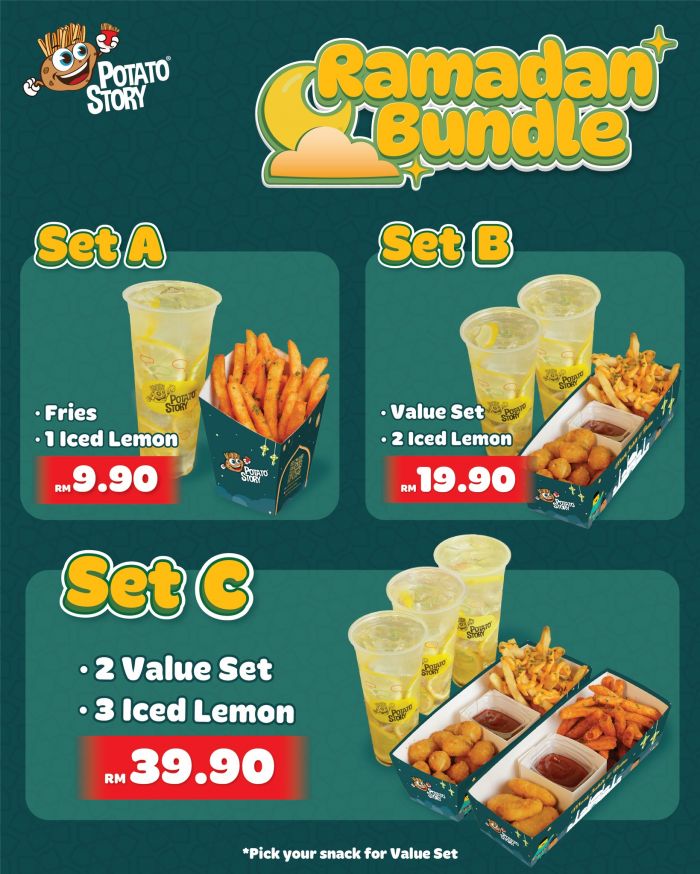 Potato Story Promo Malaysia: Ramadan Menu Bundles from RM9.90 | 2026 Potato Story Promo Malaysia: Ramadan Menu Bundles from RM9.90 | 2026