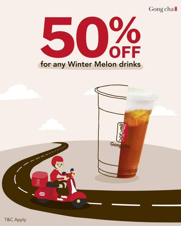 Gong Cha Ramadan Promotion: 50% OFF Winter Melon Drinks | 19 Feb - 19 Mar 2026 Gong Cha Ramadan Promotion: 50% OFF Winter Melon Drinks | 19 Feb - 19 Mar 2026