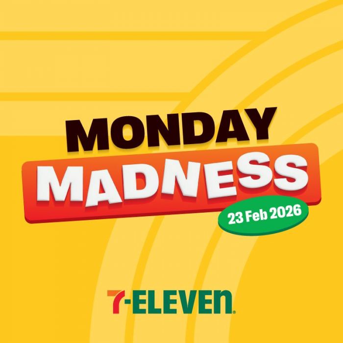 7-Eleven Monday Madness Promotion: Snacks, Meals & Drinks Deals | 23 Feb 2026 7-Eleven Monday Madness Promotion: Snacks, Meals & Drinks Deals | 23 Feb 2026