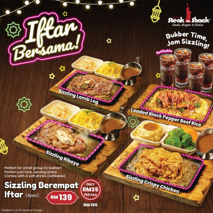 NY Steak Shack Ramadan Menu: Sizzling Iftar Sets From RM139 NY Steak Shack Ramadan Menu: Sizzling Iftar Sets From RM139