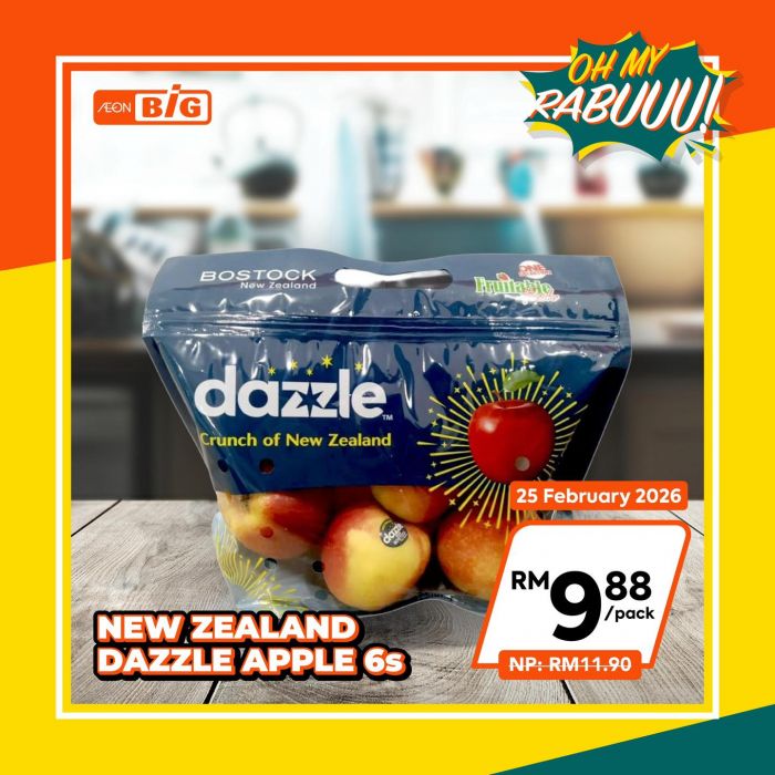 AEON BiG Wednesday Promotion: Oh My Rabuuu Fresh Deals | 25 February 2026 AEON BiG Wednesday Promotion: Oh My Rabuuu Fresh Deals | 25 February 2026