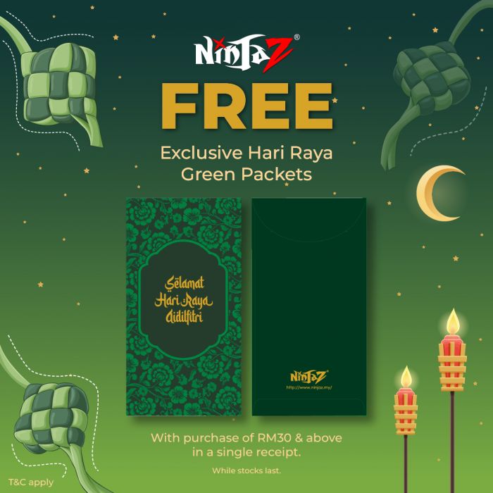 Ninjaz Raya Promotion: FREE Exclusive Sampul Raya | From 26 Feb 2026 Ninjaz Raya Promotion: FREE Exclusive Sampul Raya | From 26 Feb 2026