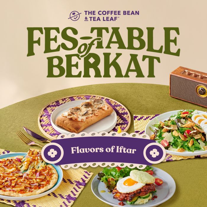 The Coffee Bean & Tea Leaf Fes-Table of Berkat: Ramadan Menu | Ramadan 2026 The Coffee Bean & Tea Leaf Fes-Table of Berkat: Ramadan Menu | Ramadan 2026