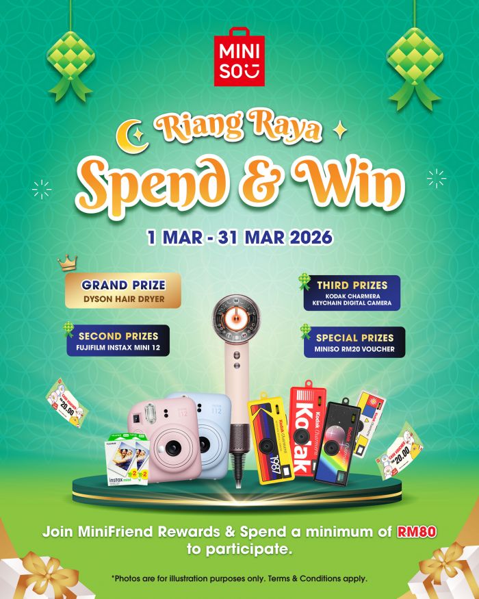 Miniso Raya Promotion 2026: Riang Raya Spend & Win | March 2026 Miniso Raya Promotion 2026: Riang Raya Spend & Win | March 2026