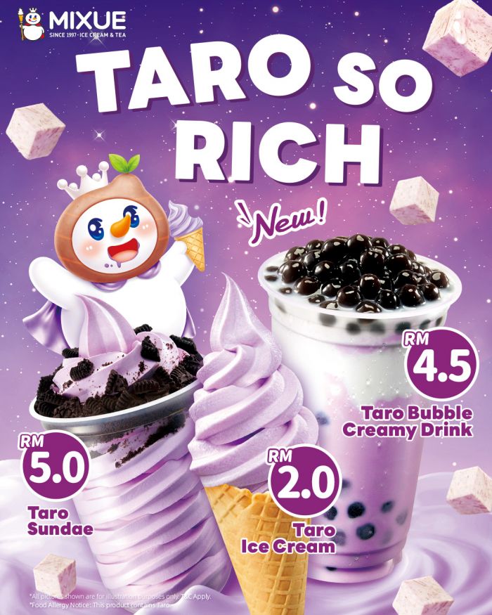 MIXUE New Menu: Taro Series | March 2026 MIXUE New Menu: Taro Series | March 2026