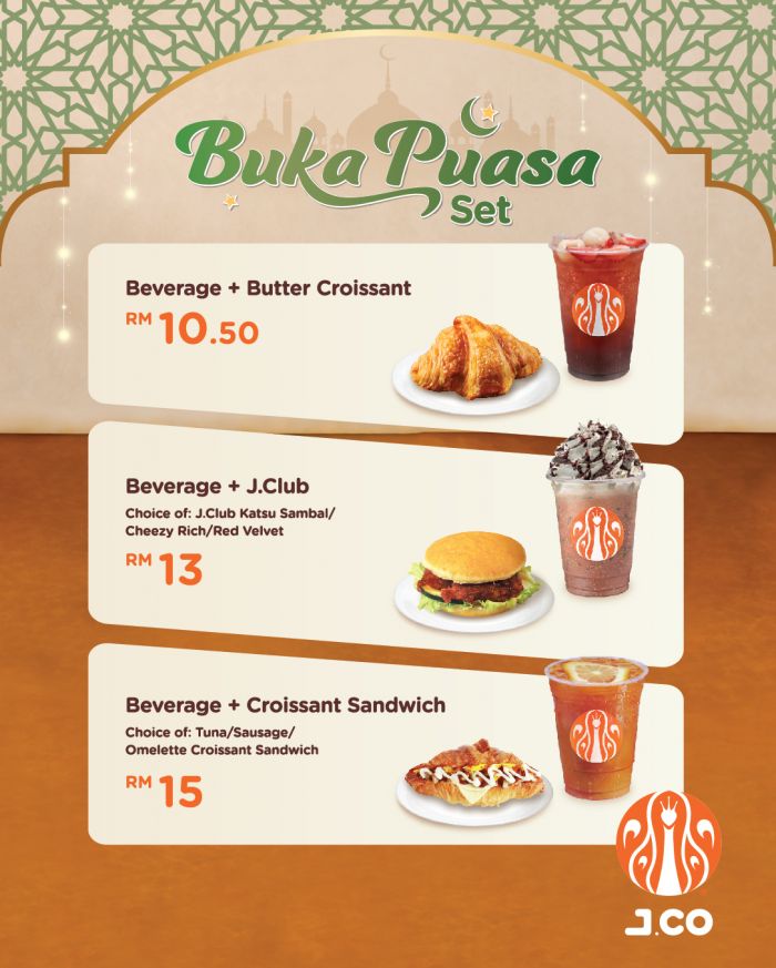 J.CO Ramadan Promotion 2026: Buka Puasa Set Deals J.CO Ramadan Promotion 2026: Buka Puasa Set Deals