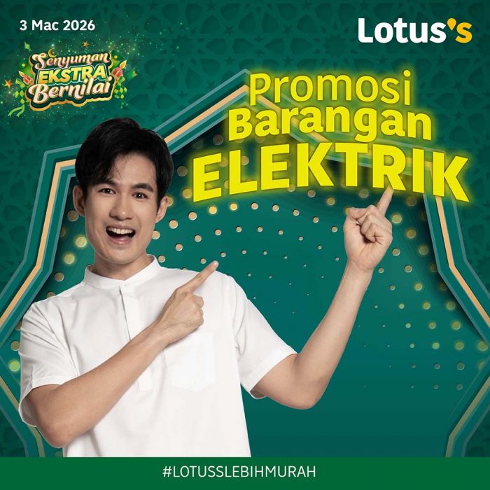 Lotus's Promotion: Electrical Appliance Deals | 3 - 11 March 2026 Lotus's Promotion: Electrical Appliance Deals | 3 - 11 March 2026