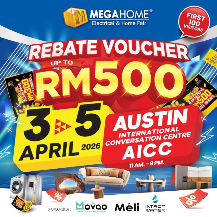 Home Expo AICC: Megahome Electrical and Home Fair | 3 - 5 April 2026 Home Expo AICC: Megahome Electrical and Home Fair | 3 - 5 April 2026
