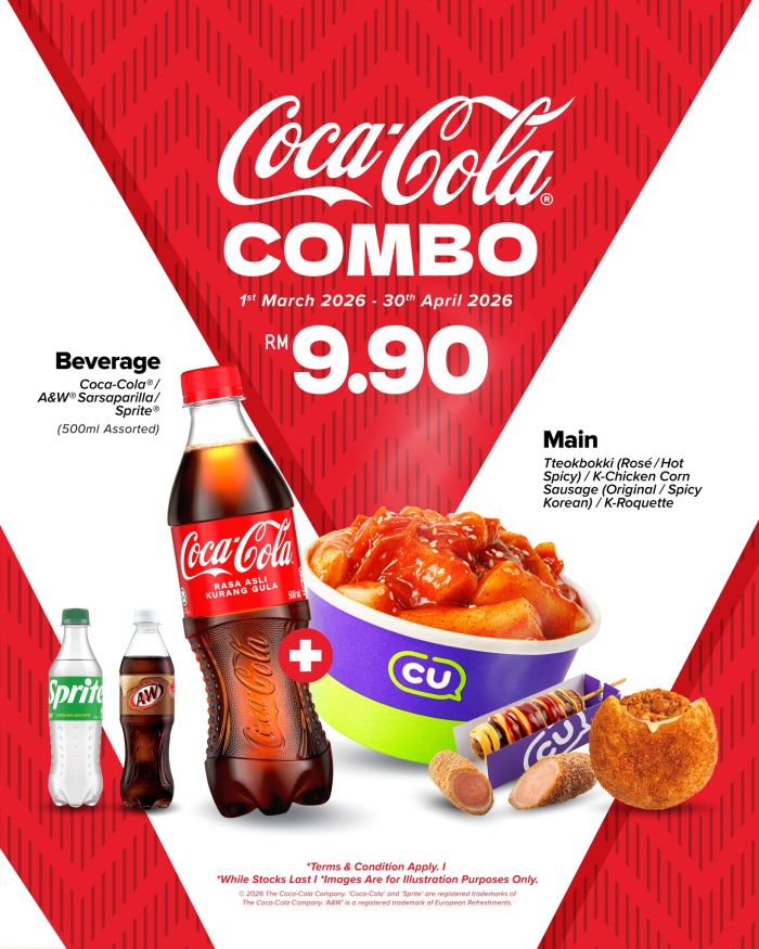 CU Menu: Coca-Cola Combo Promo | March - April 2026 CU Menu: Coca-Cola Combo Promo | March - April 2026