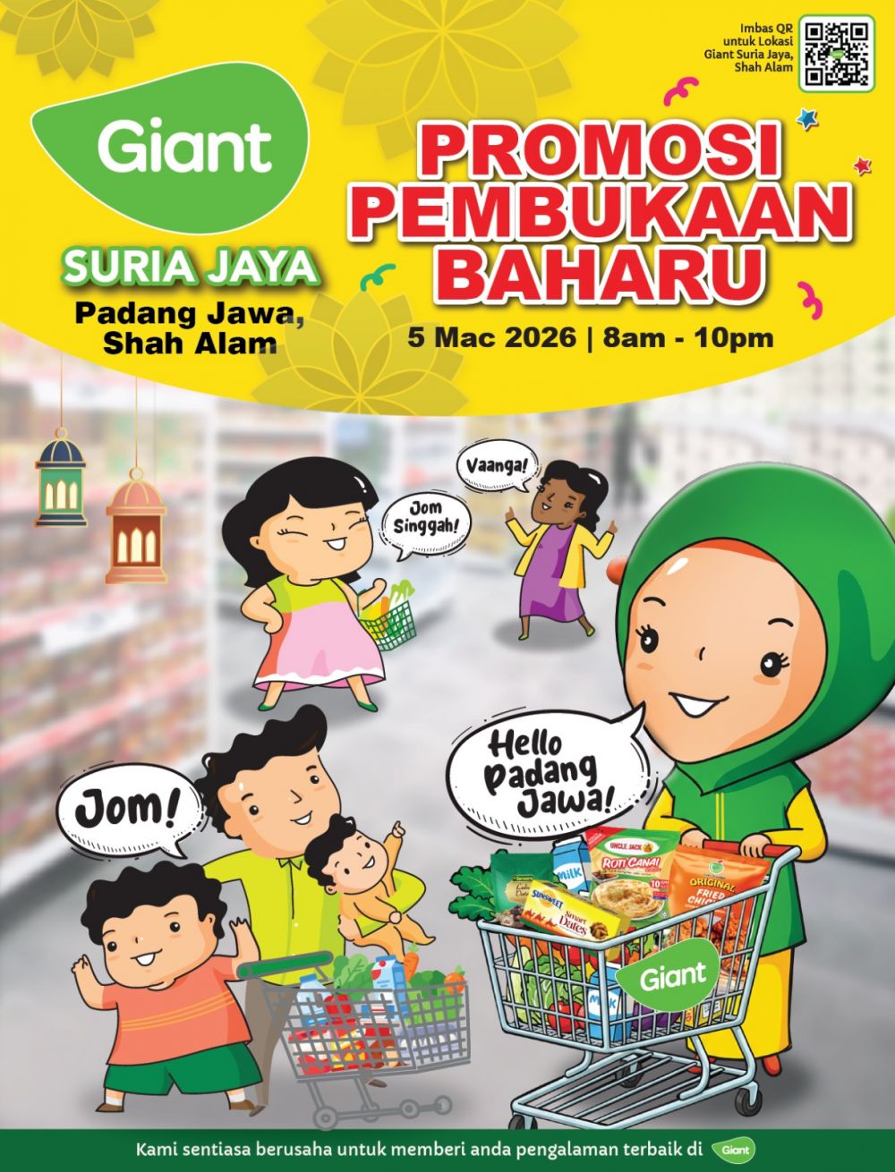 Giant Suria Jaya Grand Opening Promotion: Promosi Pembukaan Baharu | 5 - 18 March 2026 Giant Suria Jaya Grand Opening Promotion: Promosi Pembukaan Baharu | 5 - 18 March 2026