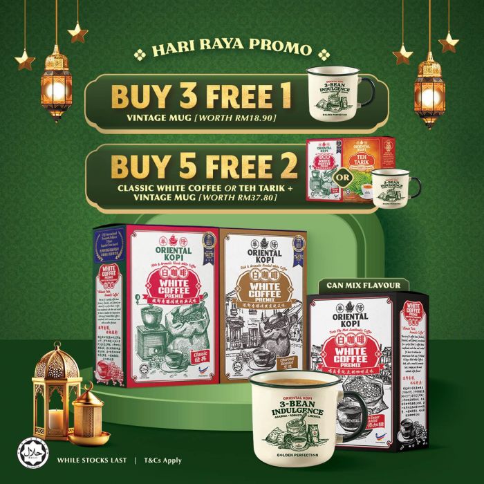 Oriental Kopi Hari Raya Promotion: Free Vintage Mug Deals | March 2026 Oriental Kopi Hari Raya Promotion: Free Vintage Mug Deals | March 2026