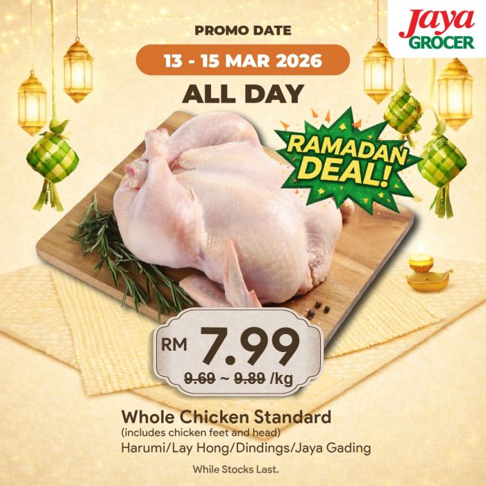 Jaya Grocer Promotion: Ramadan Special Hour | 13-15 March 2026 Jaya Grocer Promotion: Ramadan Special Hour | 13-15 March 2026