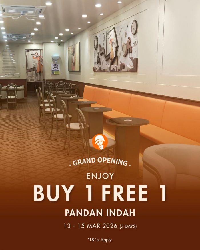 Auntea Jenny Promotion: Pandan Indah Grand Opening Buy 1 Free 1 | 13-15 March 2026 Auntea Jenny Promotion: Pandan Indah Grand Opening Buy 1 Free 1 | 13-15 March 2026
