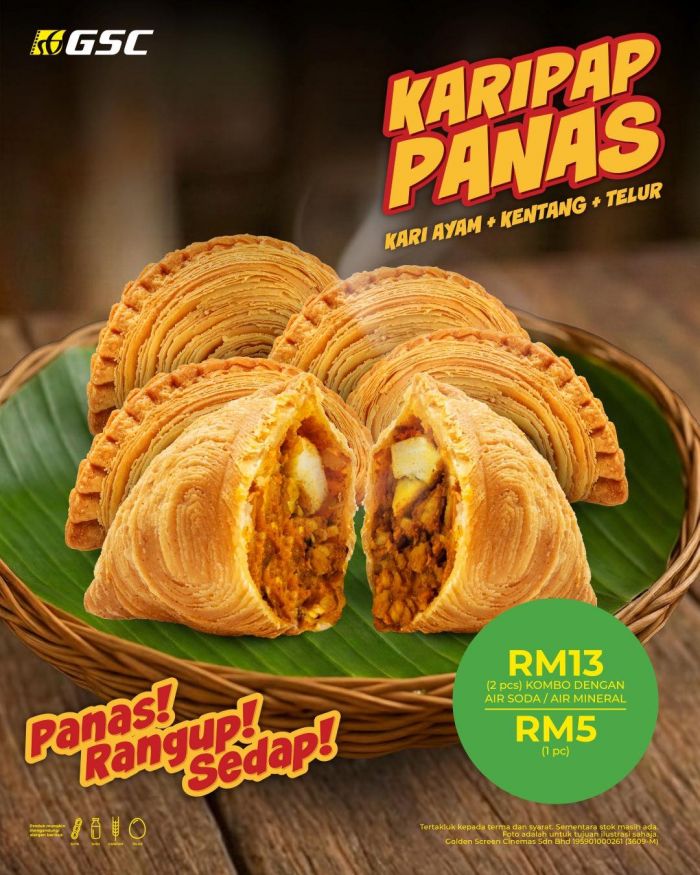 GSC Karipap Panas: RM13 Combo & RM5 Ala Carte | 12 March 2026 GSC Karipap Panas: RM13 Combo & RM5 Ala Carte | 12 March 2026