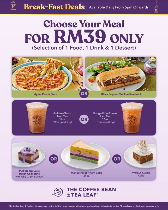 The Coffee Bean & Tea Leaf Promotion: Break-Fast Deals | March 2026 The Coffee Bean & Tea Leaf Promotion: Break-Fast Deals | March 2026