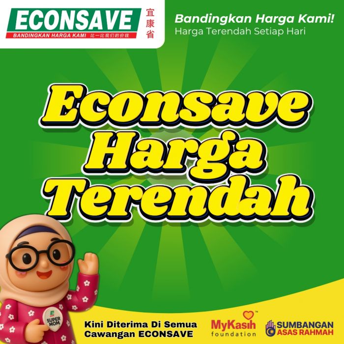 Econsave Promotion: Harga Terendah Grocery Deals | 15-22 March 2026 Econsave Promotion: Harga Terendah Grocery Deals | 15-22 March 2026