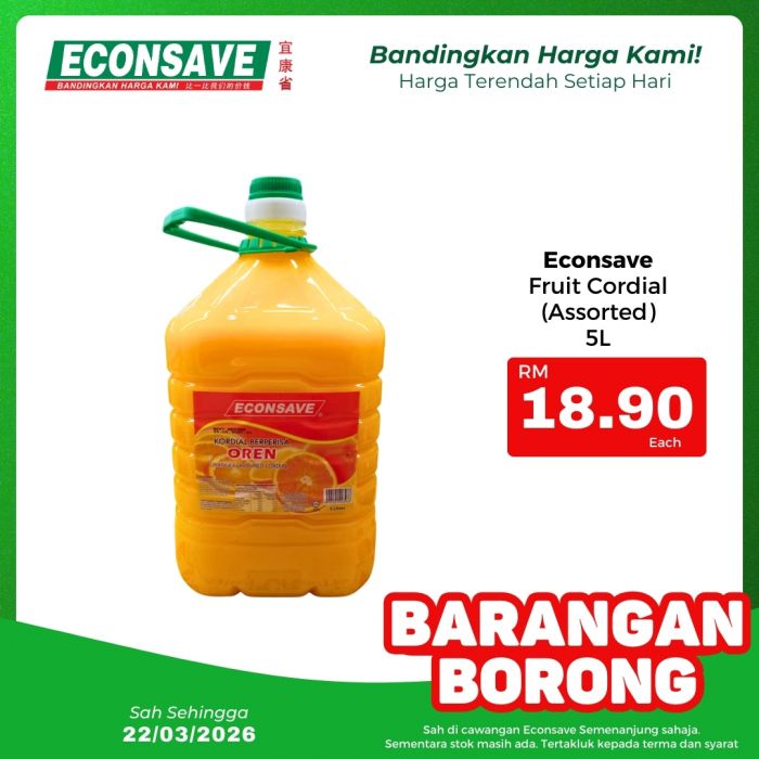 Econsave Promotion: Barangan Borong Deals | 17-22 March 2026 Econsave Promotion: Barangan Borong Deals | 17-22 March 2026