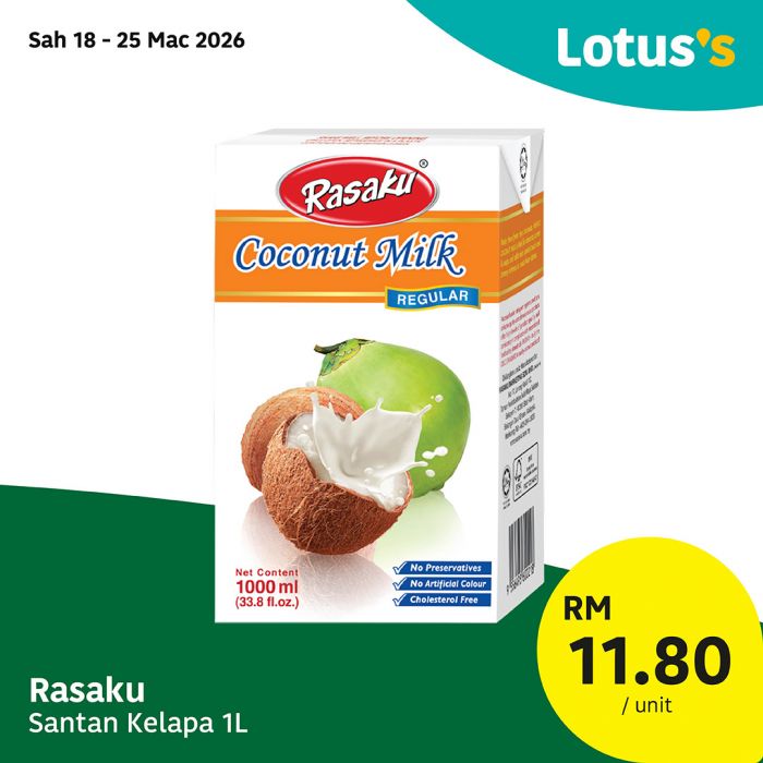 最新 Lotus's 促销 (至 8 April):超值杂货与厨房电器 | 附完整价格表