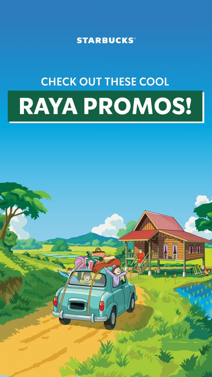 Starbucks Raya Promotion: Festive Deals - Free RM10 Card & 20% OFF Merch | First & Second Day of Raya Starbucks Raya Promotion: Festive Deals - Free RM10 Card & 20% OFF Merch | First & Second Day of Raya