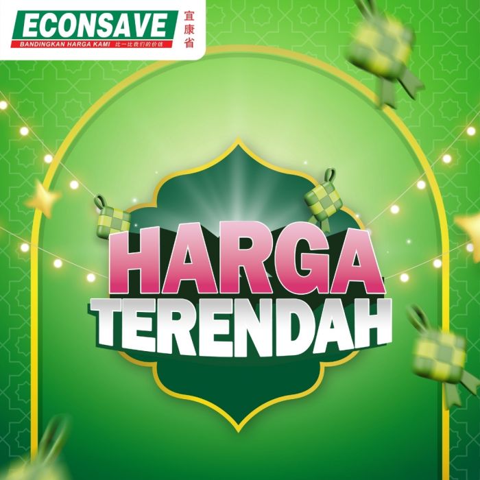 Econsave Promotion: Harga Terendah Raya Deals - Disposables From RM2 | Until 22 March 2026 Econsave Promotion: Harga Terendah Raya Deals - Disposables From RM2 | Until 22 March 2026