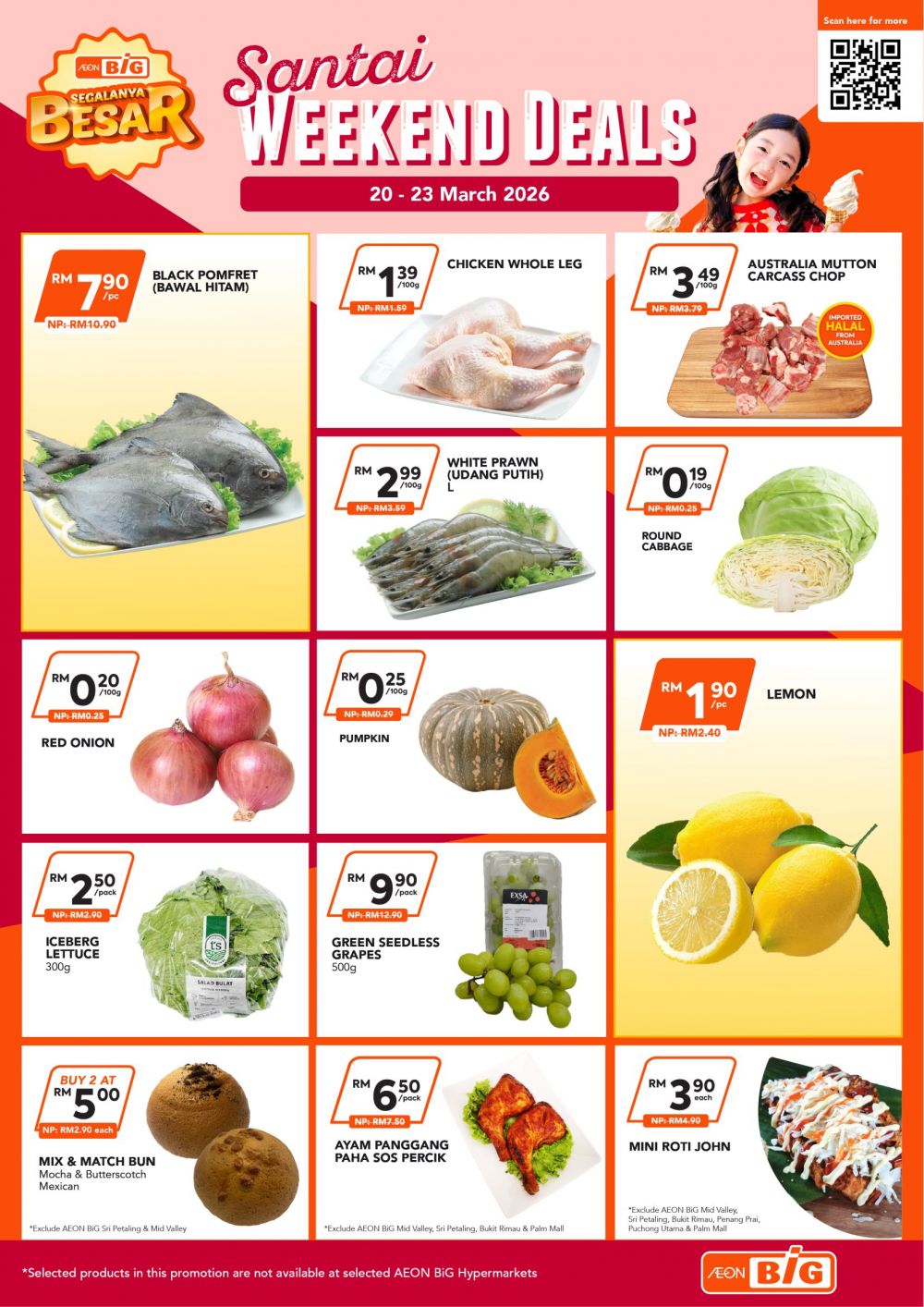 AEON BiG Weekend Promotion: Santai Weekend Deals - Saji 5kg at RM28.99 | 20-23 Mar 2026 AEON BiG Weekend Promotion: Santai Weekend Deals - Saji 5kg at RM28.99 | 20-23 Mar 2026