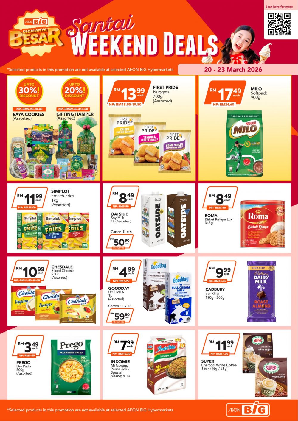 AEON BiG Weekend Promotion: Santai Weekend Deals - Saji 5kg at RM28.99 | 20-23 Mar 2026 AEON BiG Weekend Promotion: Santai Weekend Deals - Saji 5kg at RM28.99 | 20-23 Mar 2026