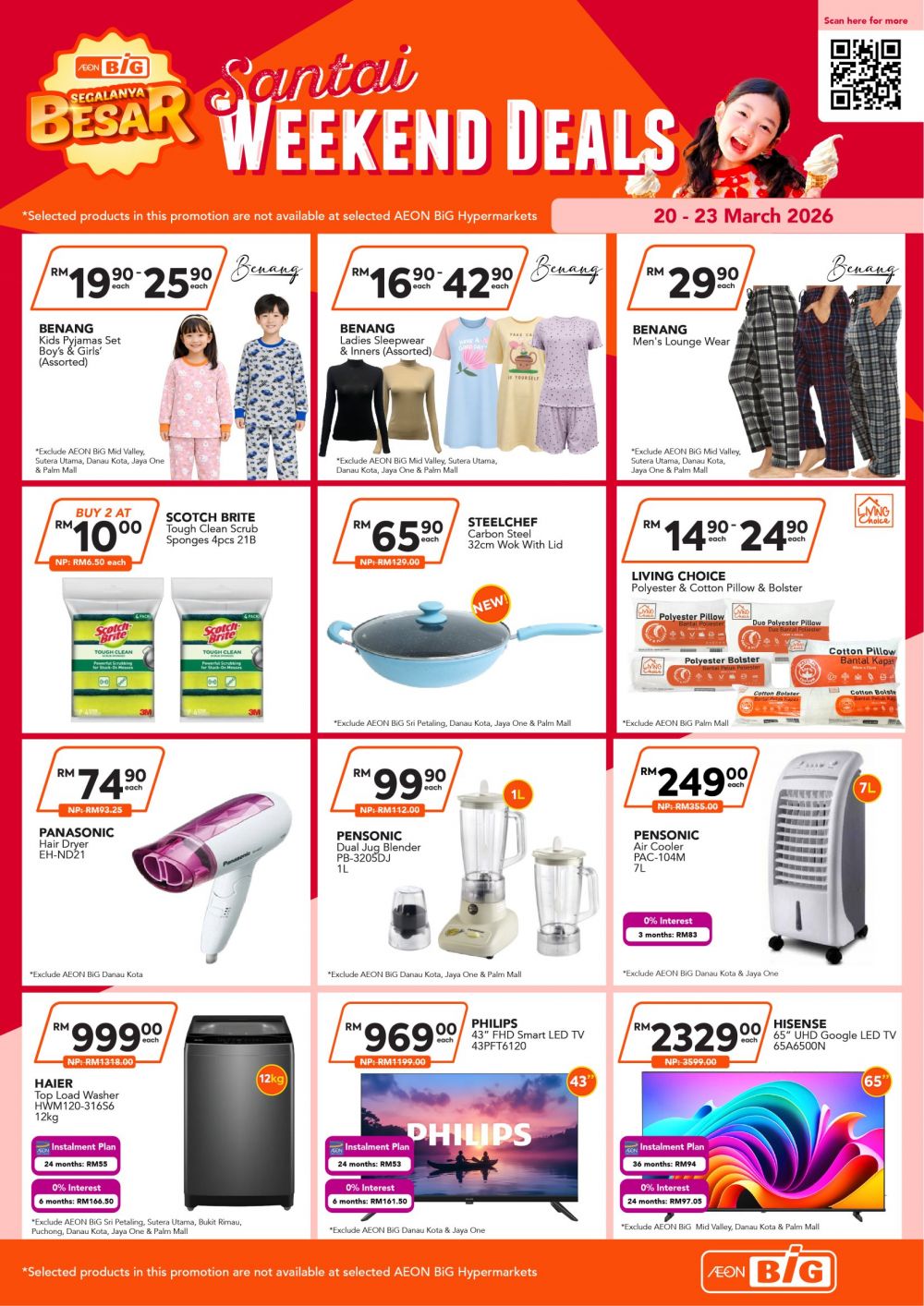 AEON BiG Weekend Promotion: Santai Weekend Deals - Saji 5kg at RM28.99 | 20-23 Mar 2026 AEON BiG Weekend Promotion: Santai Weekend Deals - Saji 5kg at RM28.99 | 20-23 Mar 2026