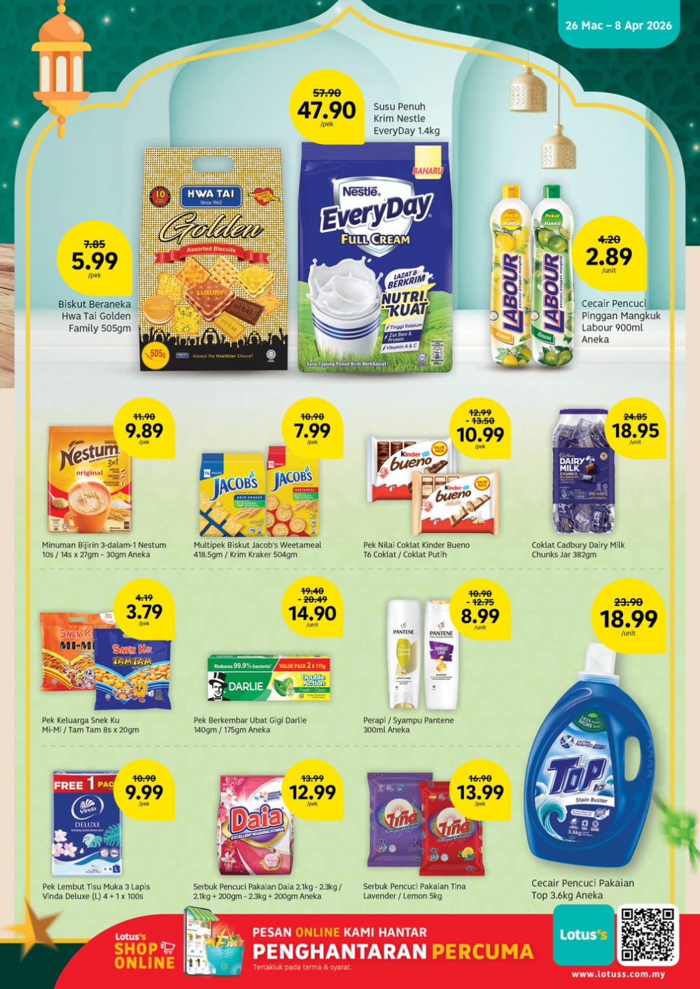 Lotus's Promotion Catalogue: Hari Raya Offers - Buy 1 Free 1 & 40% OFF | March - April 2026 Lotus's Promotion Catalogue: Hari Raya Offers - Buy 1 Free 1 & 40% OFF | March - April 2026