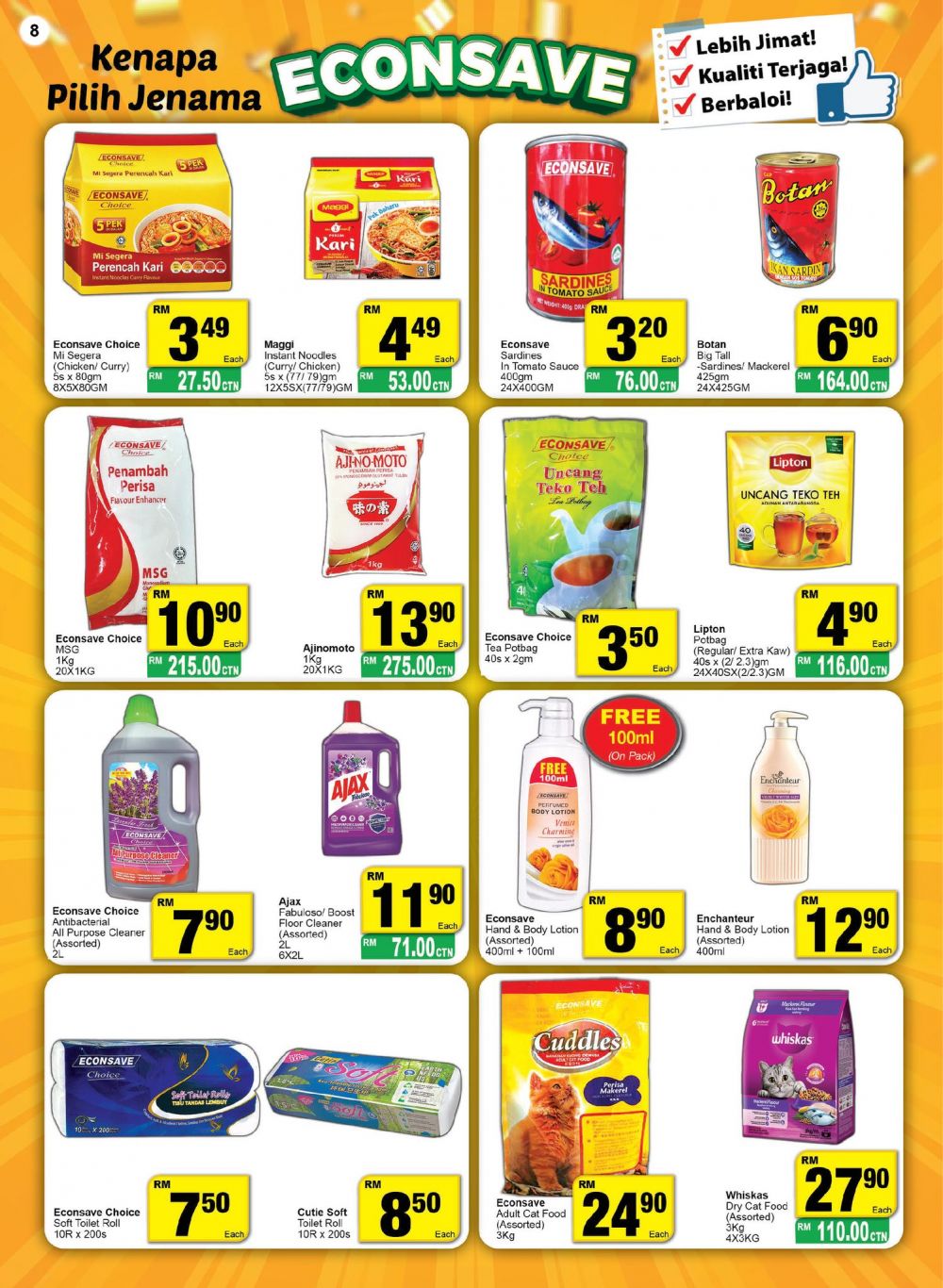 Econsave Promotion Catalogue: Jom Jimat Sale - Milo 900g at RM18.49 | 27 Mar - 7 Apr 2026 Econsave Promotion Catalogue: Jom Jimat Sale - Milo 900g at RM18.49 | 27 Mar - 7 Apr 2026