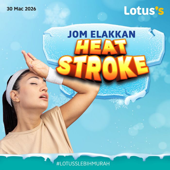 Lotus's Promotion: Heat Stroke Cooling Deals - Fans from RM85 & Refreshing Drinks | 30 March - 8 April 2026 Lotus's Promotion: Heat Stroke Cooling Deals - Fans from RM85 & Refreshing Drinks | 30 March - 8 April 2026