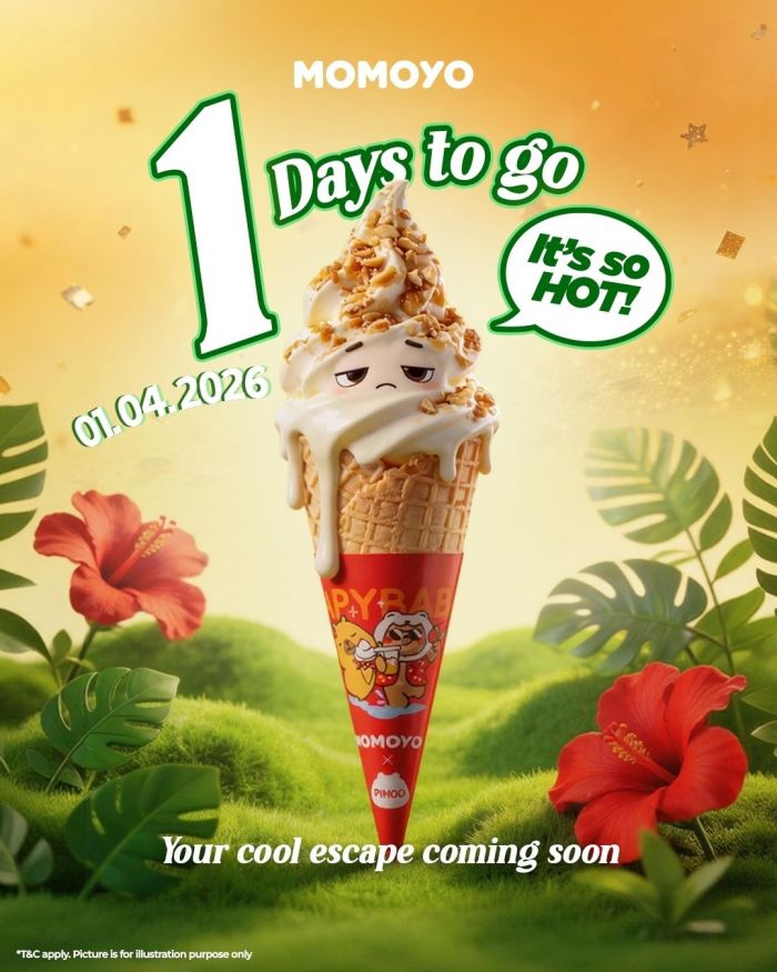 MOMOYO Promotion: Caramel Peanut Joycone Launch - FREE Joycone with DINO Smoothie | April 2026 MOMOYO Promotion: Caramel Peanut Joycone Launch - FREE Joycone with DINO Smoothie | April 2026