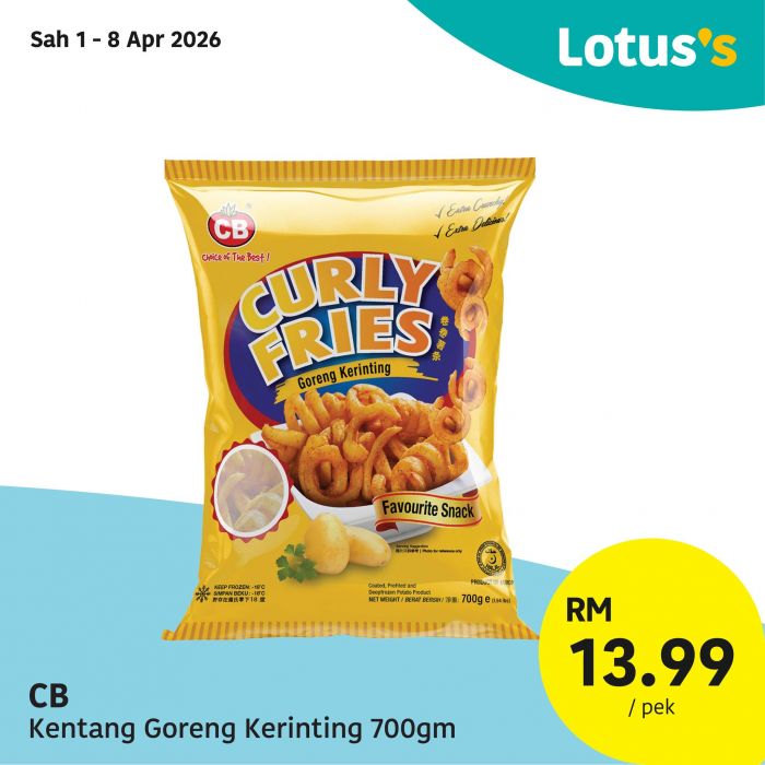 最新 Lotus 促销 (至4月8日):每周特价大放送 | 生鲜食材、杂货低至 RM2.79 起