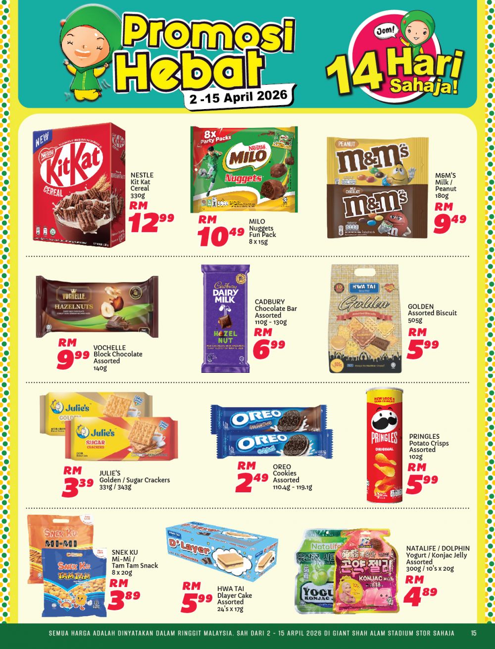 Giant Promotion @ Stadium Shah Alam: Promosi Hebat - Fresh Chicken @ RM5.99/kg! | 2-15 April 2026 Giant Promotion @ Stadium Shah Alam: Promosi Hebat - Fresh Chicken @ RM5.99/kg! | 2-15 April 2026