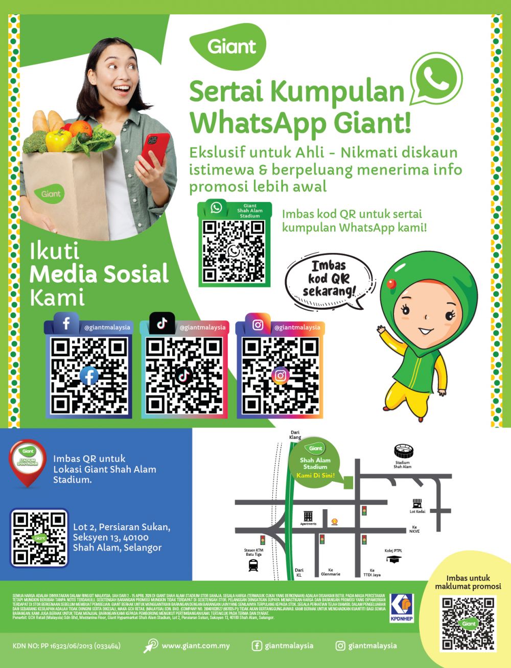 Giant Promotion @ Stadium Shah Alam: Promosi Hebat - Fresh Chicken @ RM5.99/kg! | 2-15 April 2026 Giant Promotion @ Stadium Shah Alam: Promosi Hebat - Fresh Chicken @ RM5.99/kg! | 2-15 April 2026