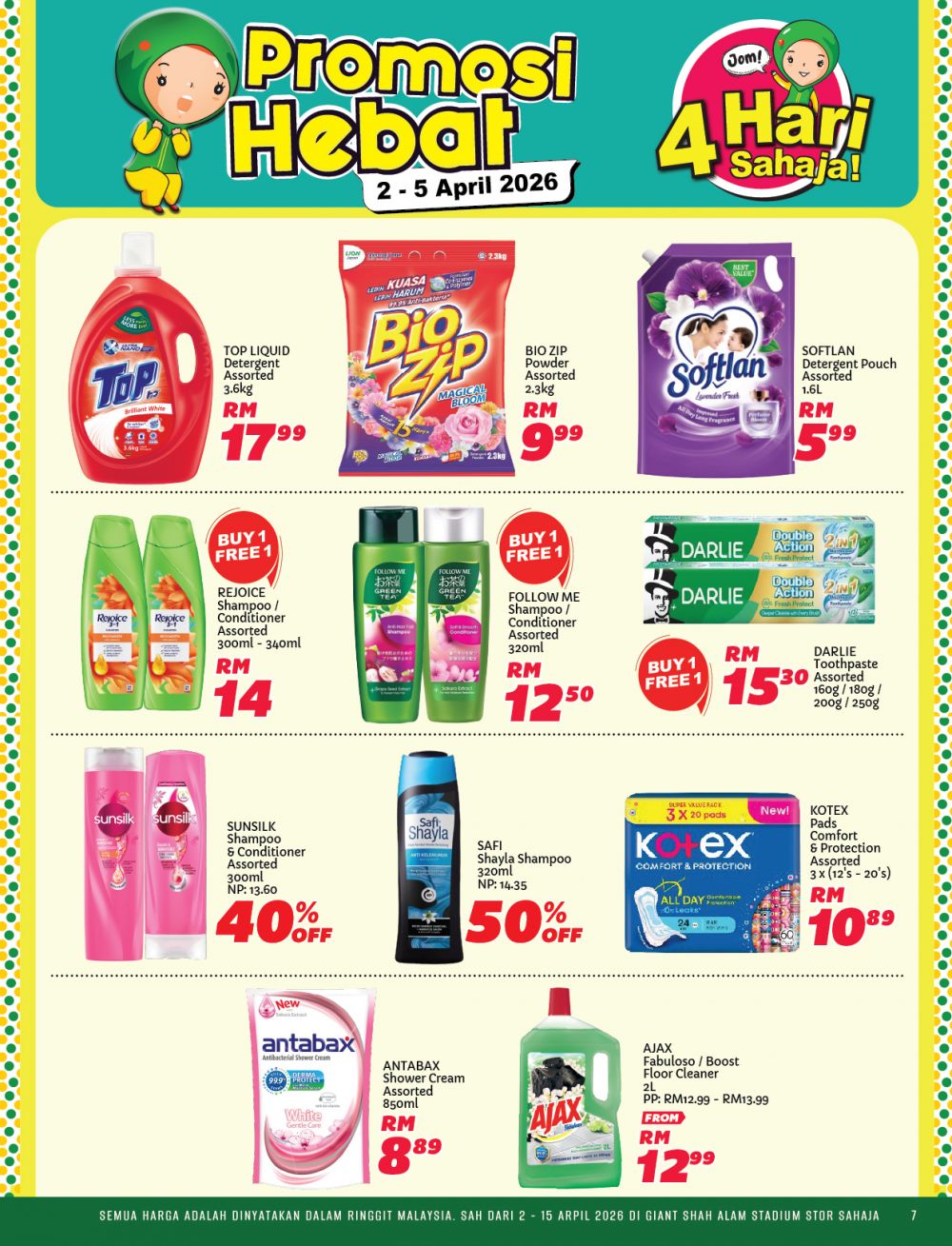 Giant Promotion @ Stadium Shah Alam: Promosi Hebat - Fresh Chicken @ RM5.99/kg! | 2-15 April 2026 Giant Promotion @ Stadium Shah Alam: Promosi Hebat - Fresh Chicken @ RM5.99/kg! | 2-15 April 2026