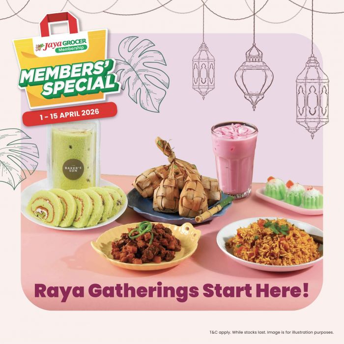 Jaya Grocer Promotion: Members' Special - Buy 2 @ 30% OFF & More | 1 - 15 Apr 2026 Jaya Grocer Promotion: Members' Special - Buy 2 @ 30% OFF & More | 1 - 15 Apr 2026